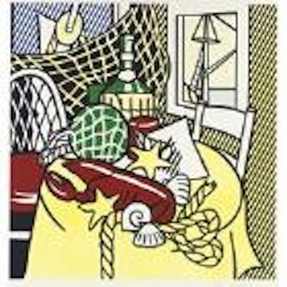 Still life with lobster (C. 129) by Roy Lichtenstein