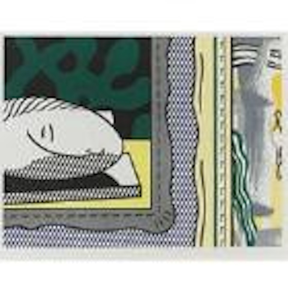 Two paintings: sleeping muse (C. 203) by Roy Lichtenstein