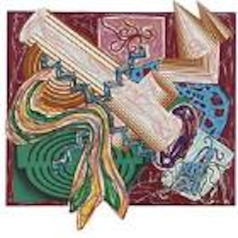 Illustrations after El Lissitzky's Had Gadya: then came a stick and beat the dog by Frank Stella