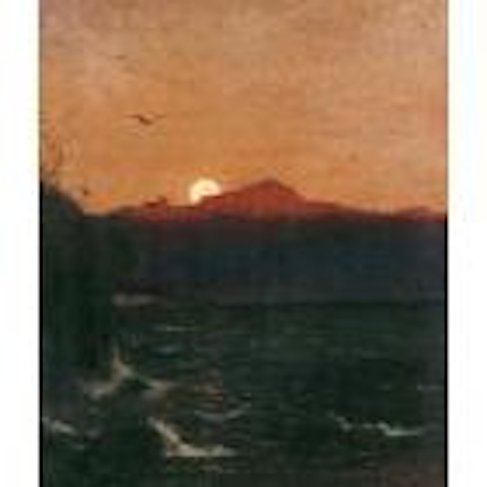 Lever du soleil devant le Grammont by François Bocion