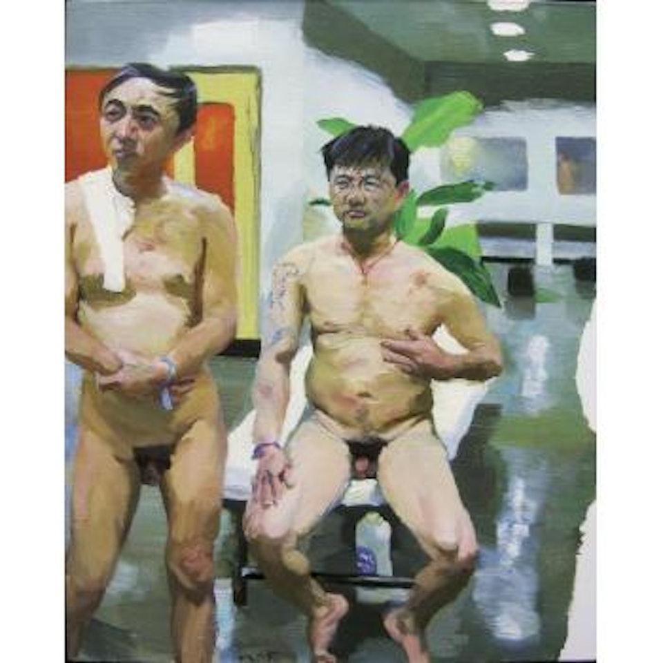 Childhood Friends Getting Fat, Series No. 2 - Li Wu and Xu Zi by Liu Xiaodong