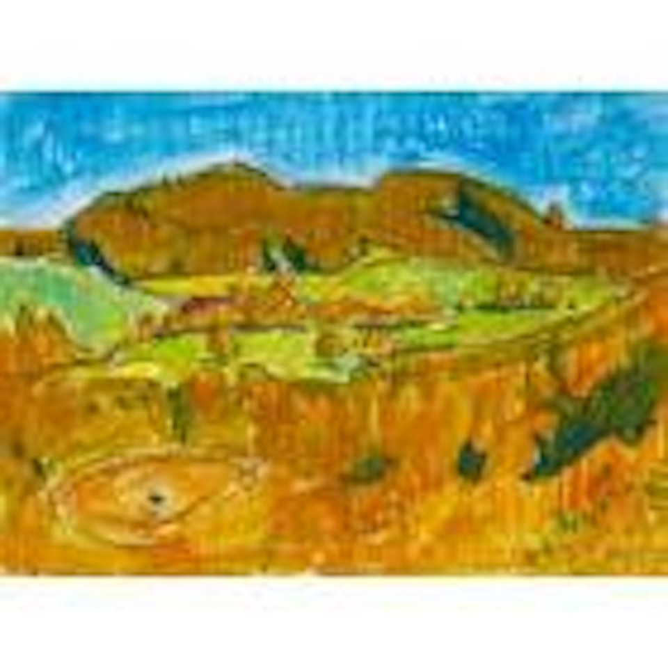 Hügellandschaft by Cuno Amiet