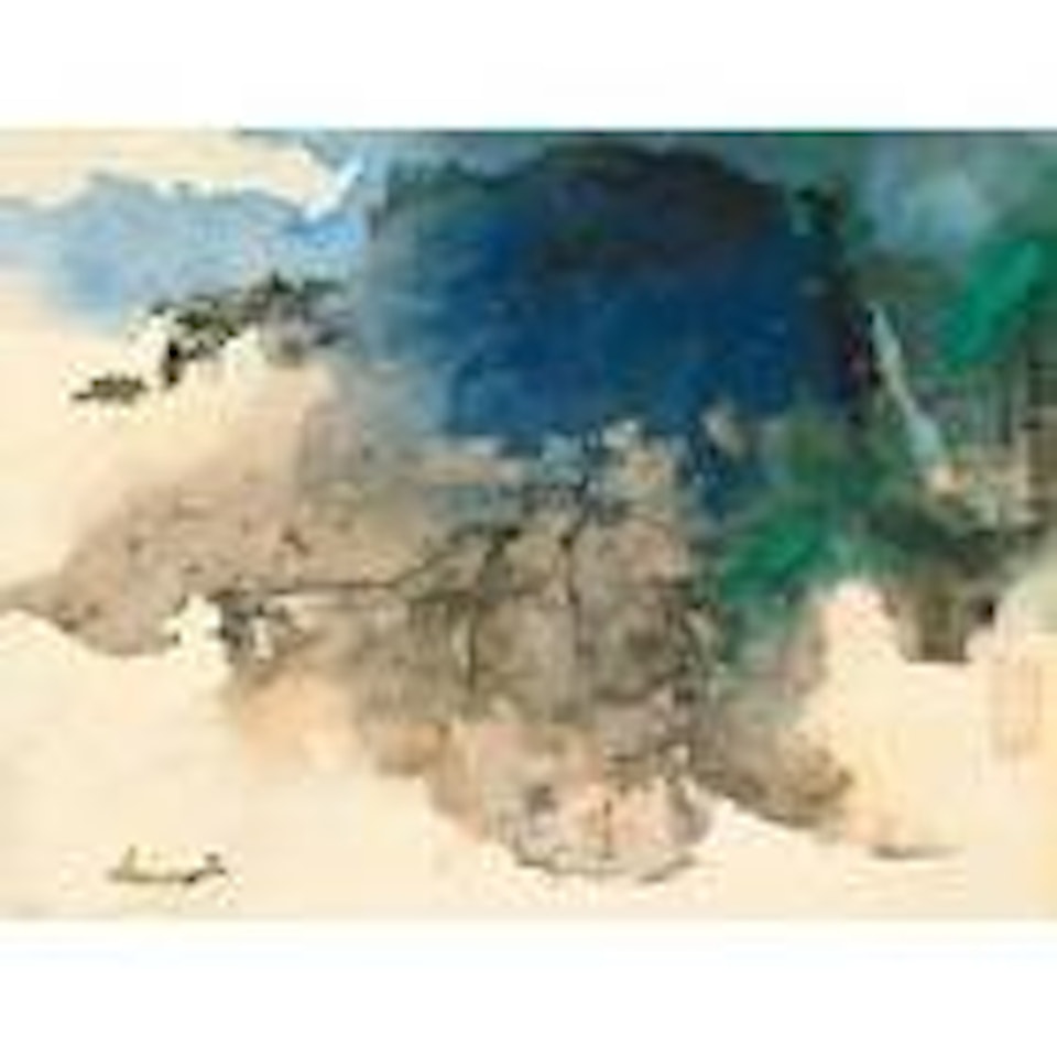 Go with the Current by Zhang Daqian