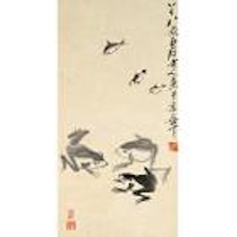 Fishes and Frogs by Qi Baishi