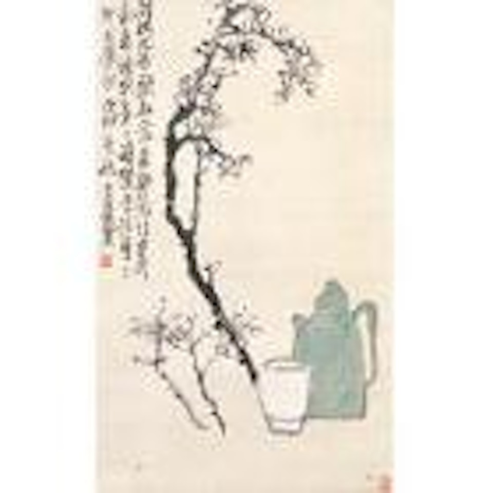Plum and Teapot by Wu Changshuo