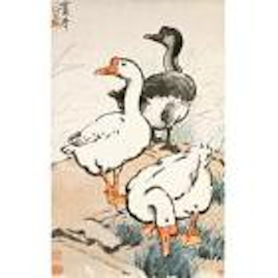 Geese by Xu Beihong