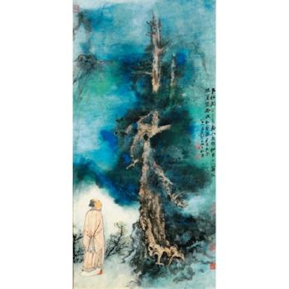 Sage by the Pine by Zhang Daqian