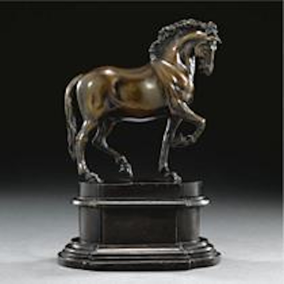 Rearing Horse by Francesco Fanelli by Italian School