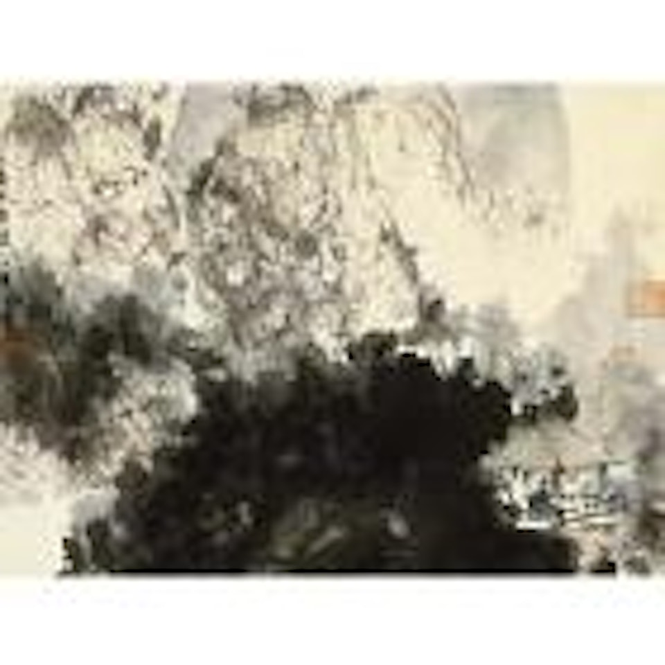 Old Friends Gathering by Fu Baoshi