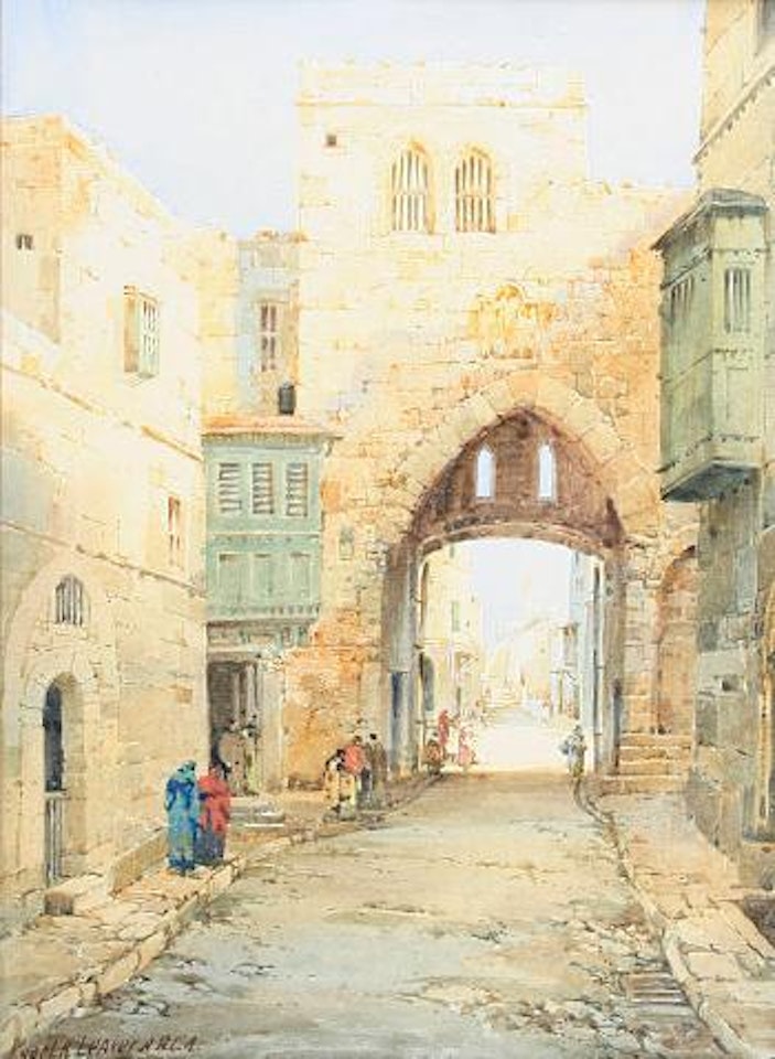 A Street in Jerusalem by Noel Harry Leaver