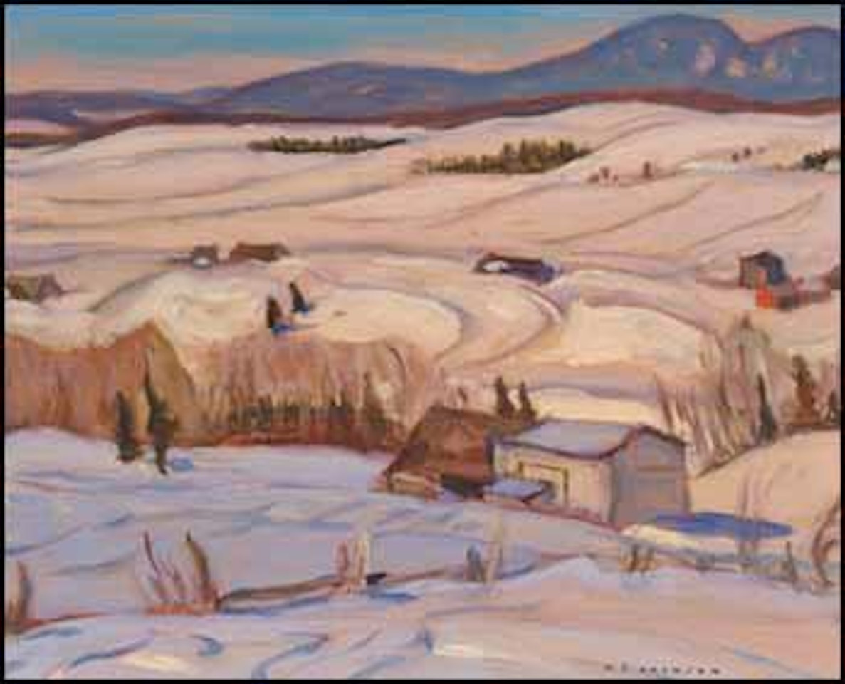 Hills at St~Tite~des~Caps by Alexander Young Jackson