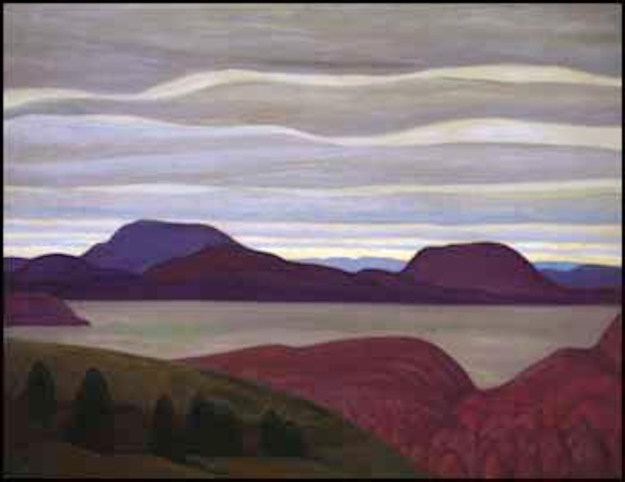 Grey Day, North Shore, Lake Superior (Lake Superior Painting XI) by Lawren Stewart Harris