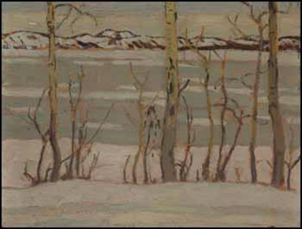 March, Mazinaw Lake by Alexander Young Jackson