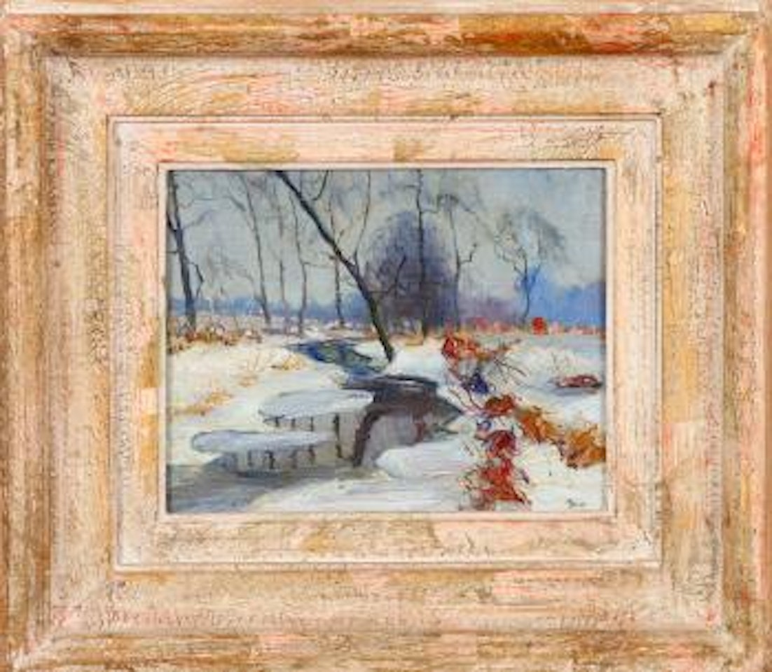 Woodland Winter Snow Scene by Walter Emerson Baum