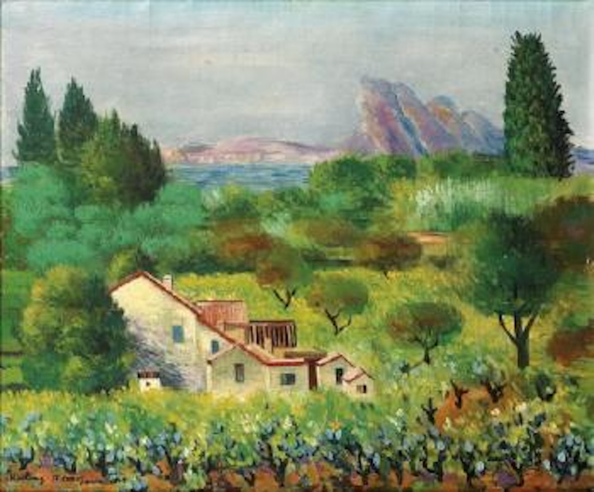 St. Cyr Sur Mer by Moïse Kisling