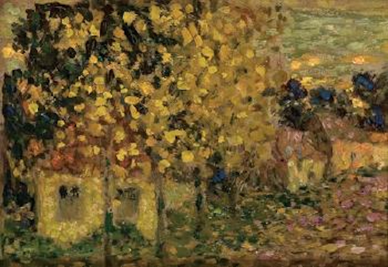 L'Entree de Gerberoy by Henri Le Sidaner