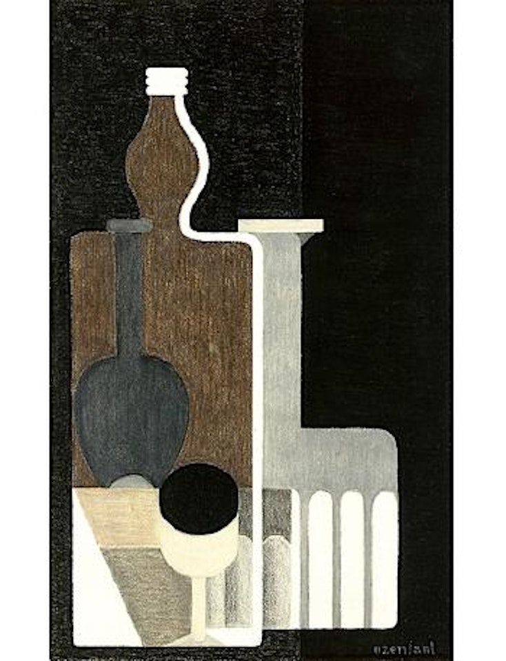 Nature morte a la bouteille by Amédée Ozenfant