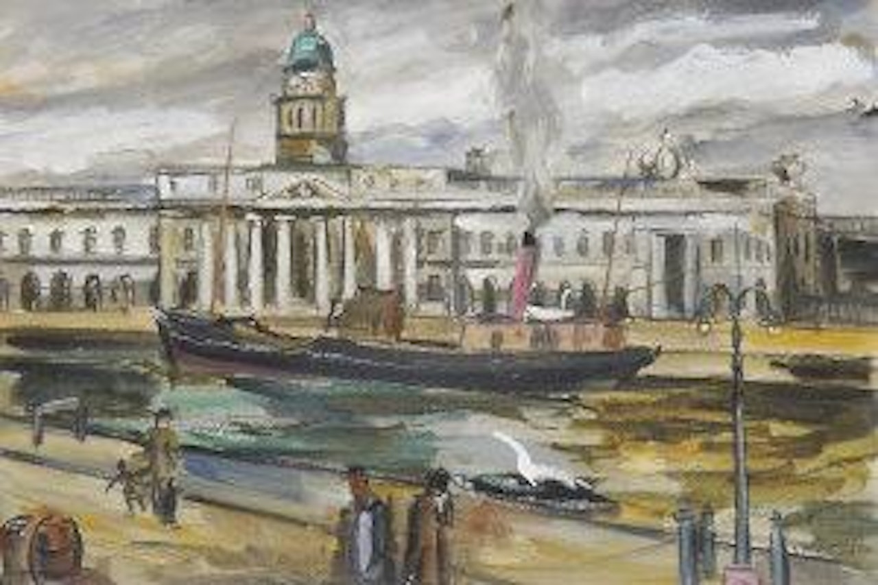 The Customs House, Dublin by Norah McGuinness