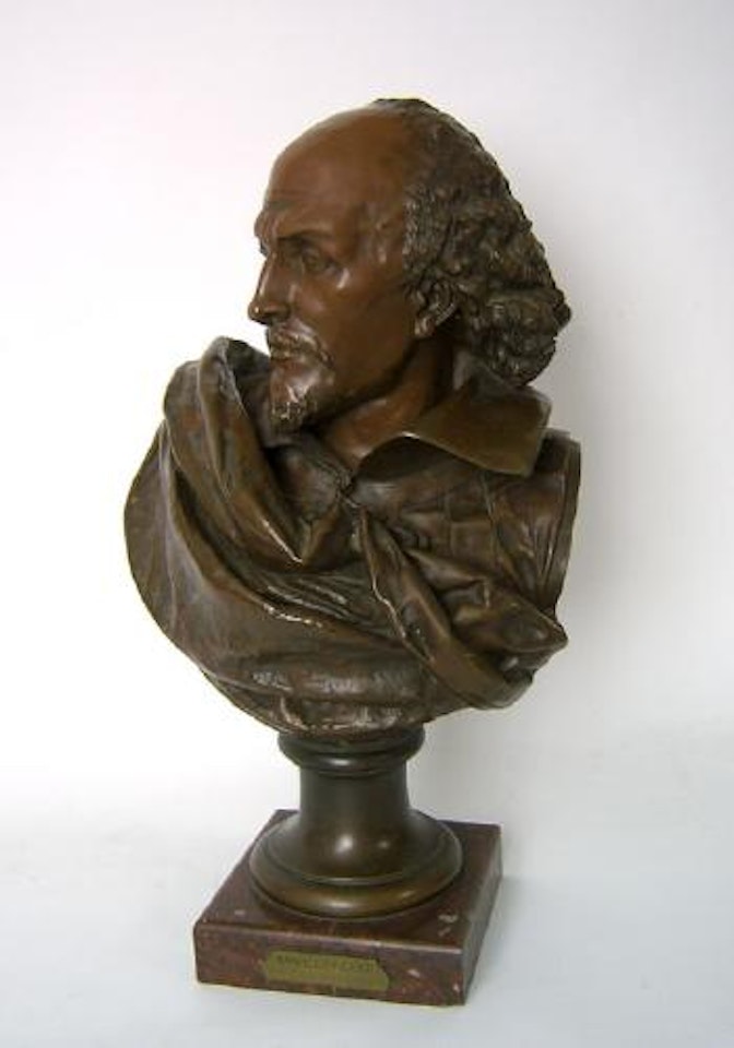 Bust of William Shakespeare by Albert-Ernest Carrier-Belleuse
