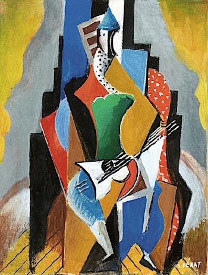 L'homme a la guitare by Serge Férat