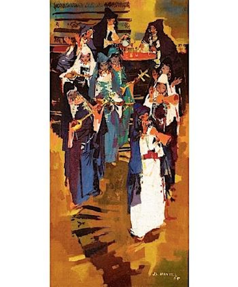 Musiciens de Tiznit by Jean Gaston Mantel