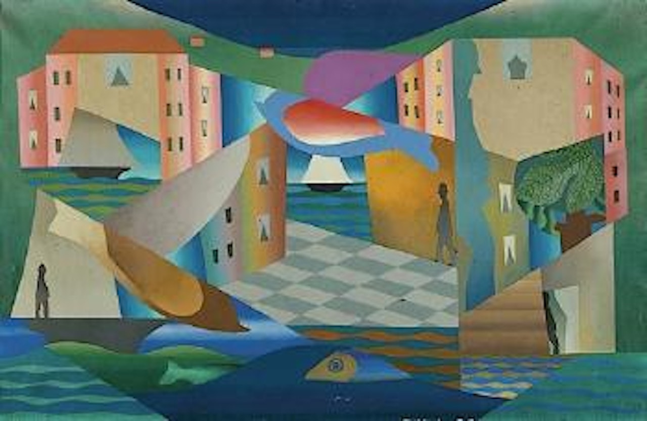 Le port by Leopold Survage