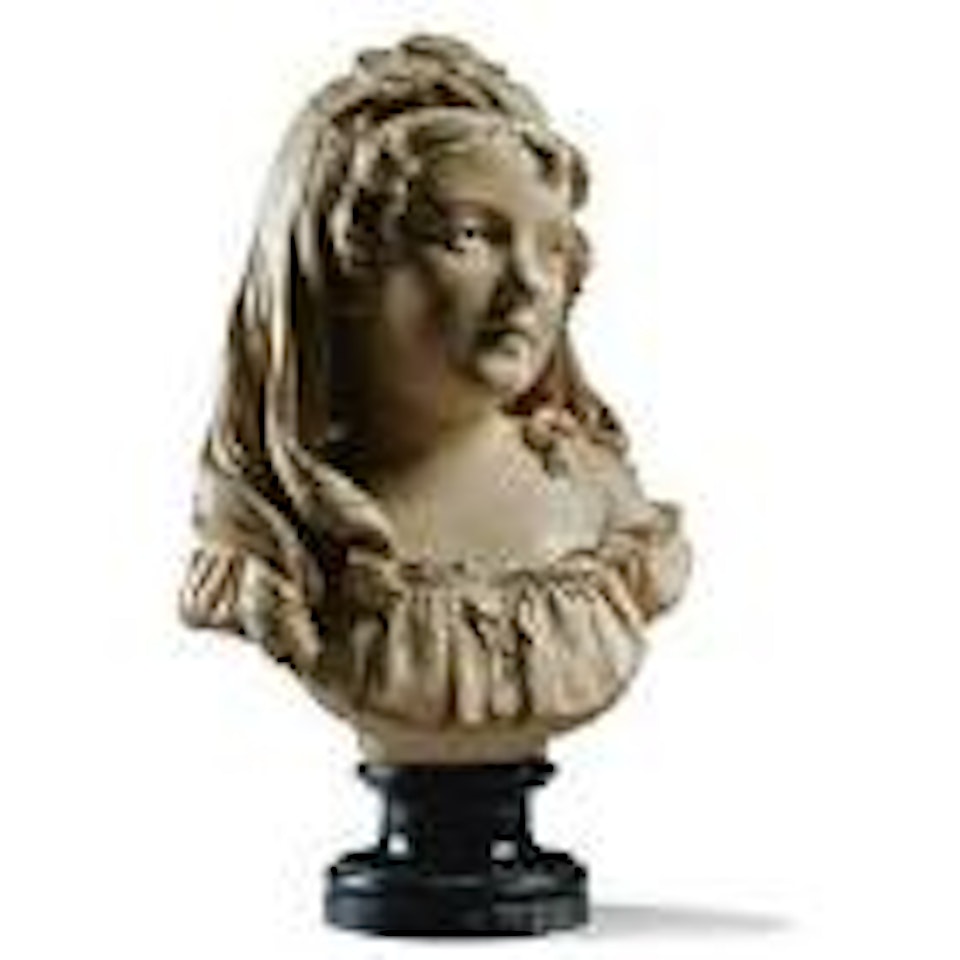 Jeune Fille (A bust of a young girl) by Albert-Ernest Carrier-Belleuse