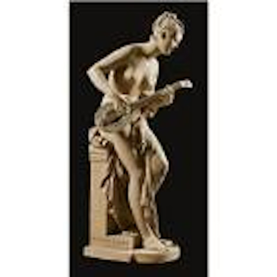 La Cigale (A nude with a mandolin) by Albert-Ernest Carrier-Belleuse