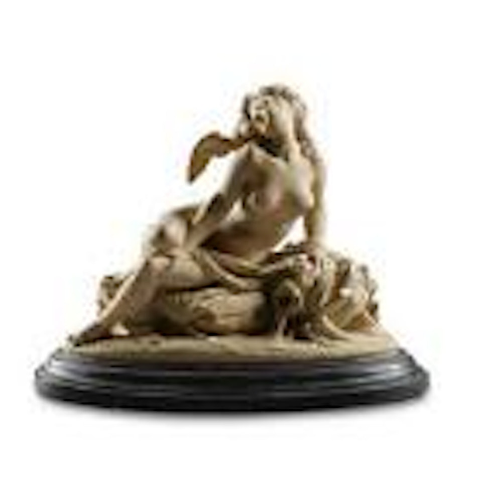 Femme à la Colombe (Reclining Woman with a Dove) by Albert-Ernest Carrier-Belleuse