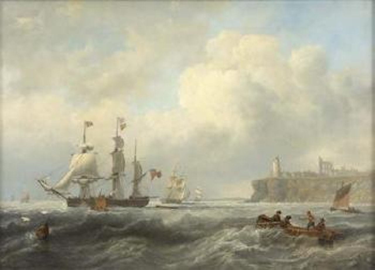 Shipping off Tynemouth by John Wilson Carmichael