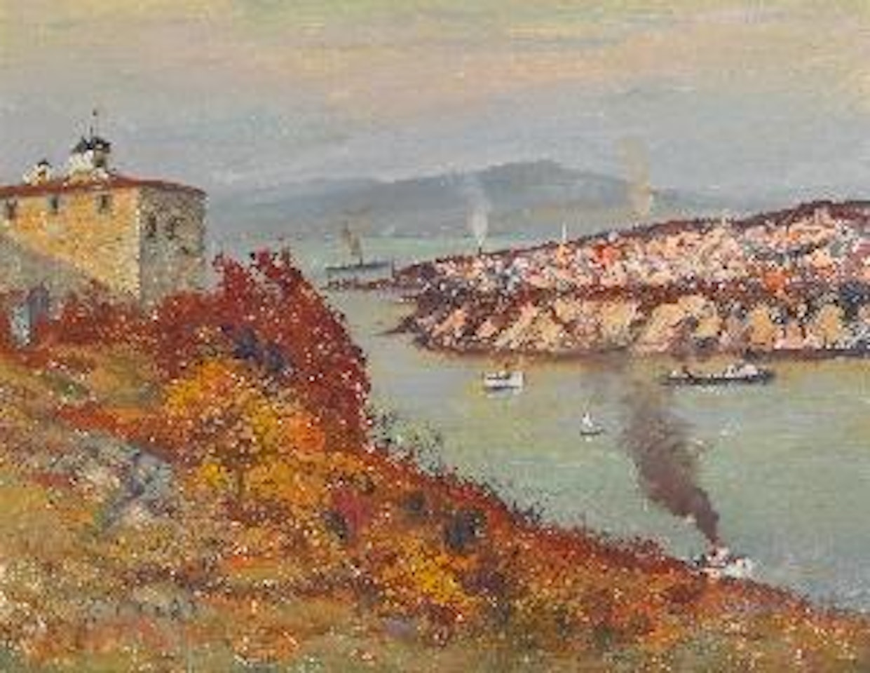 The citadel, view of Lauzon, Quebec by Robert Pilot