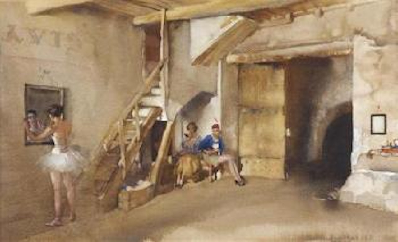 Before the curtain rises by William Russell Flint