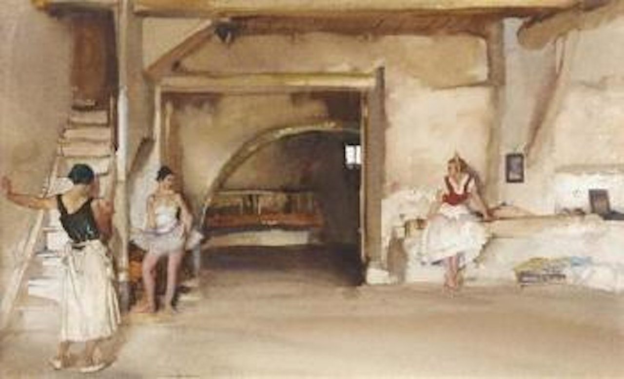 Finishing touches by William Russell Flint