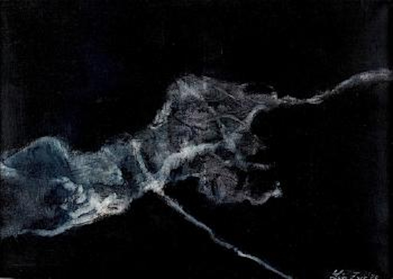 Composition bleue by Léon Zack