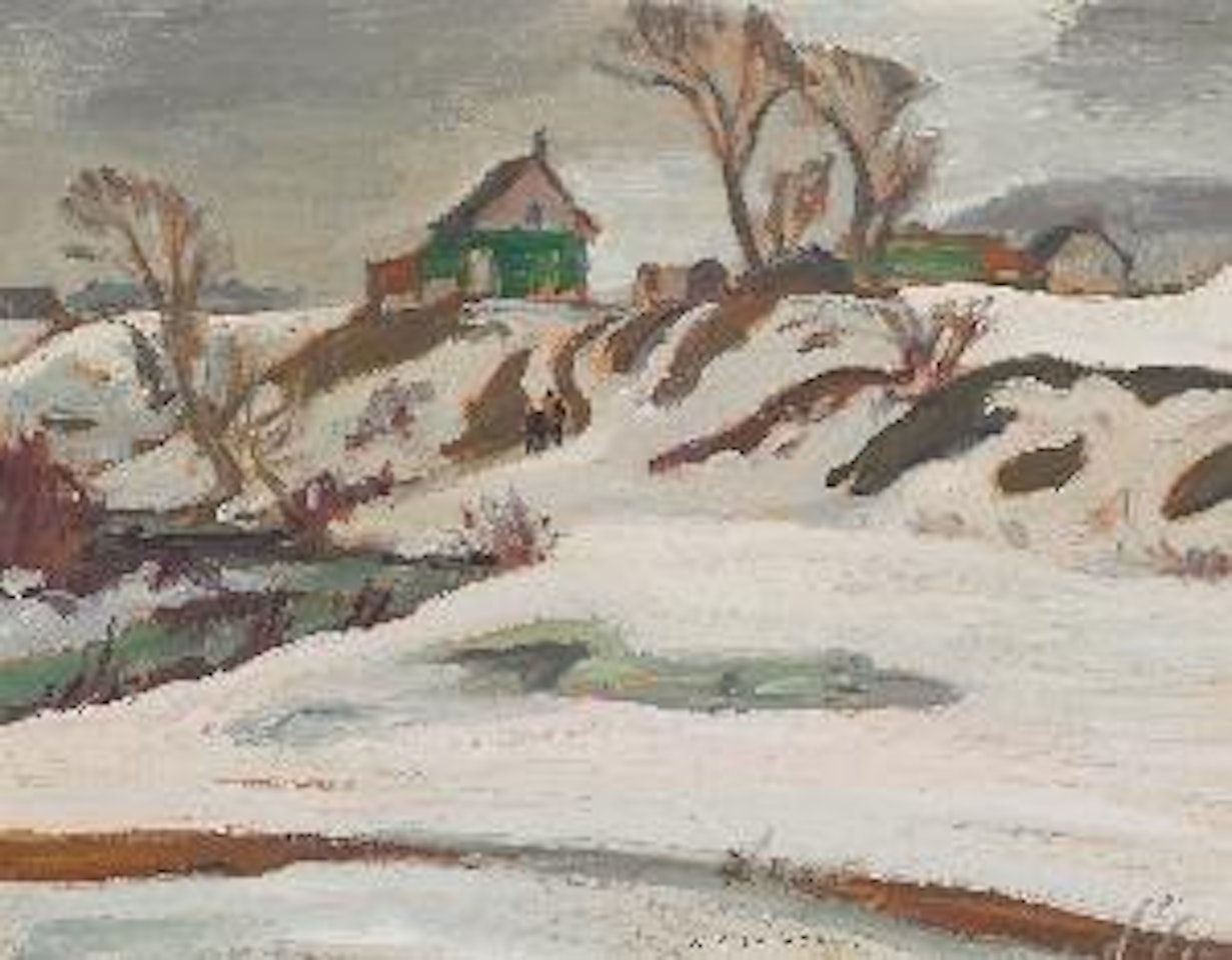 Blue sea creek, Gracefield, March by Alexander Young Jackson