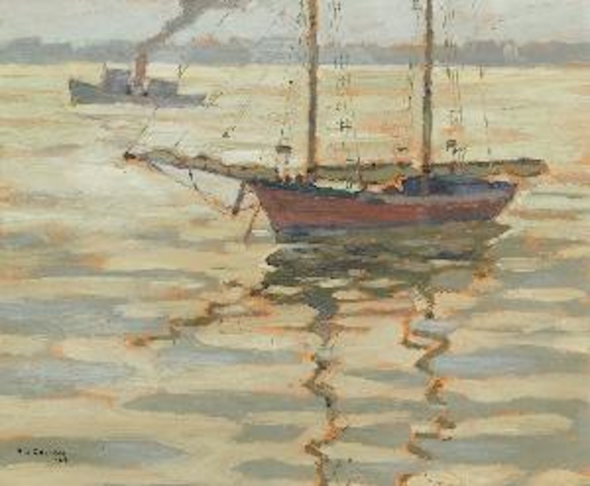 Old Stone Hooker, Toronto Bay by Alfred Joseph Casson