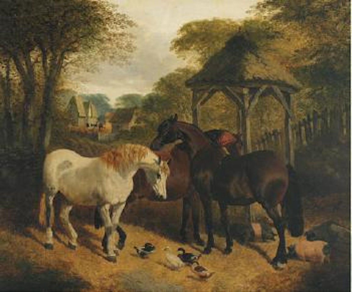 The farmyard by John Frederick Herring