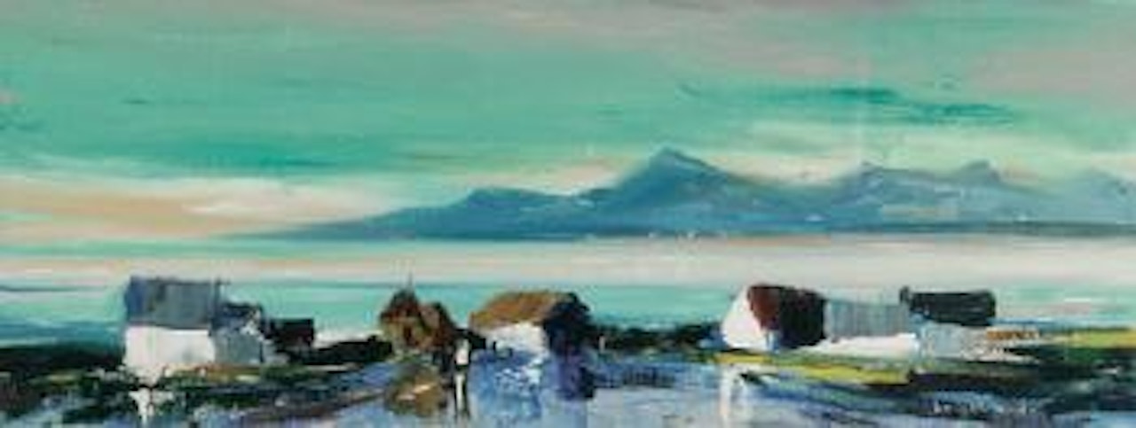 Evening light Dundrum Bay by Kenneth Webb