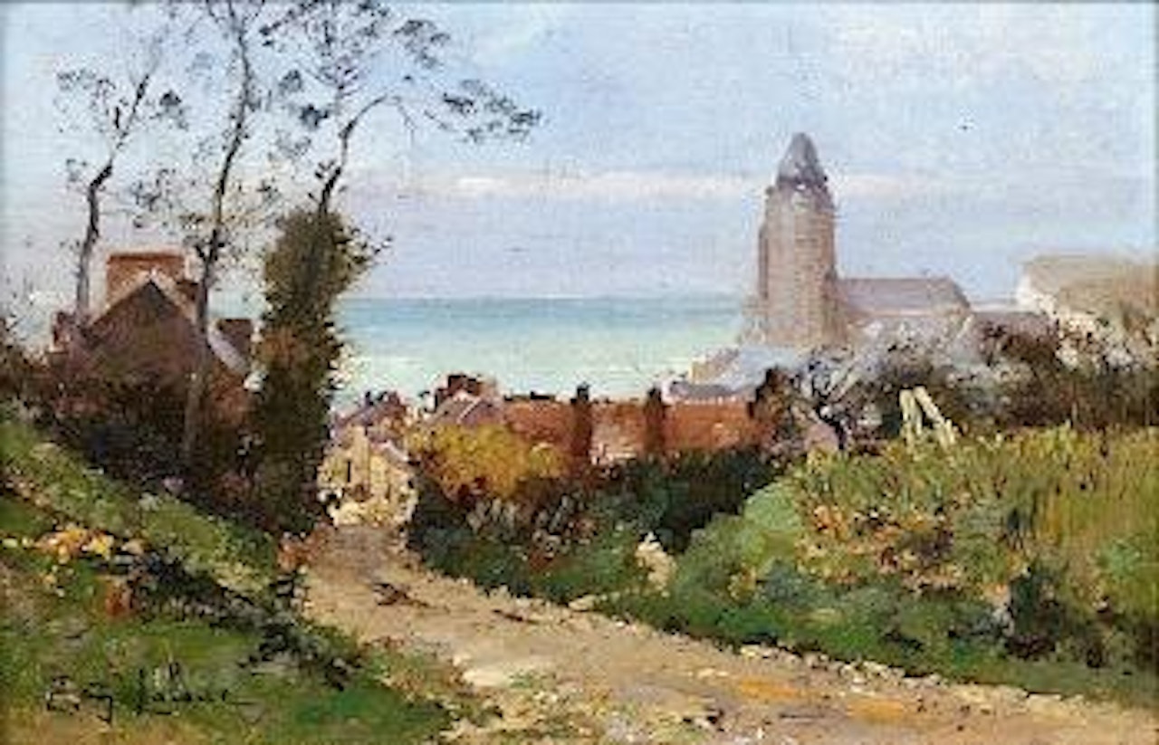 Vue du Treport by Eugene Galien-Laloue