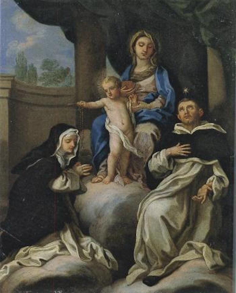 Madonna mit Kind und zwei Heiligen by Francesco de Mura