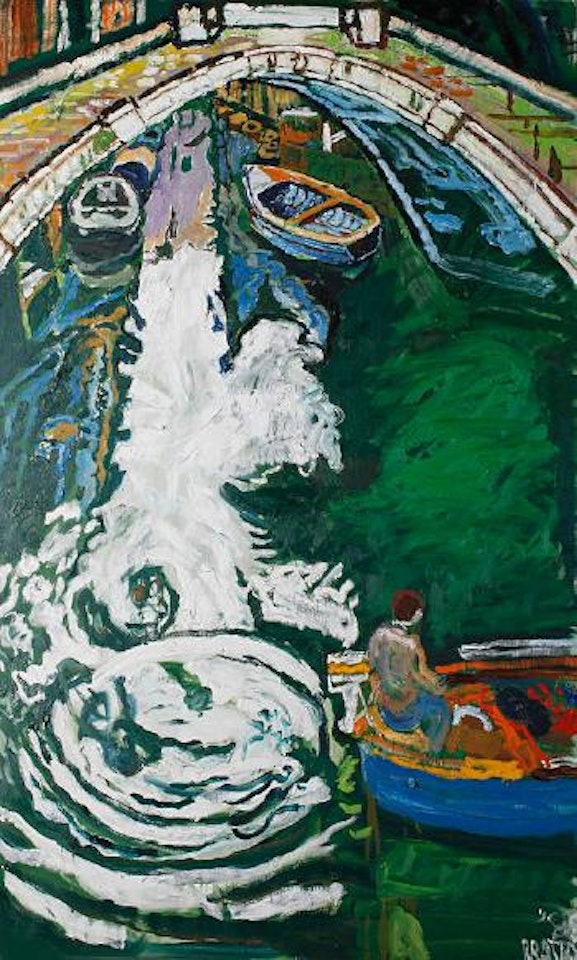 Venetian Canal by John Bratby