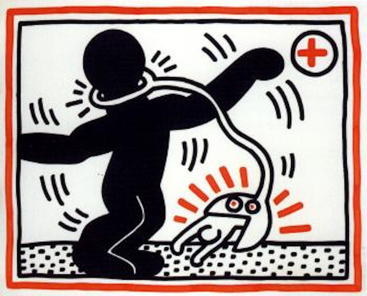 Untitled 1 (Littmann S.42, u. ill.) by Keith Haring