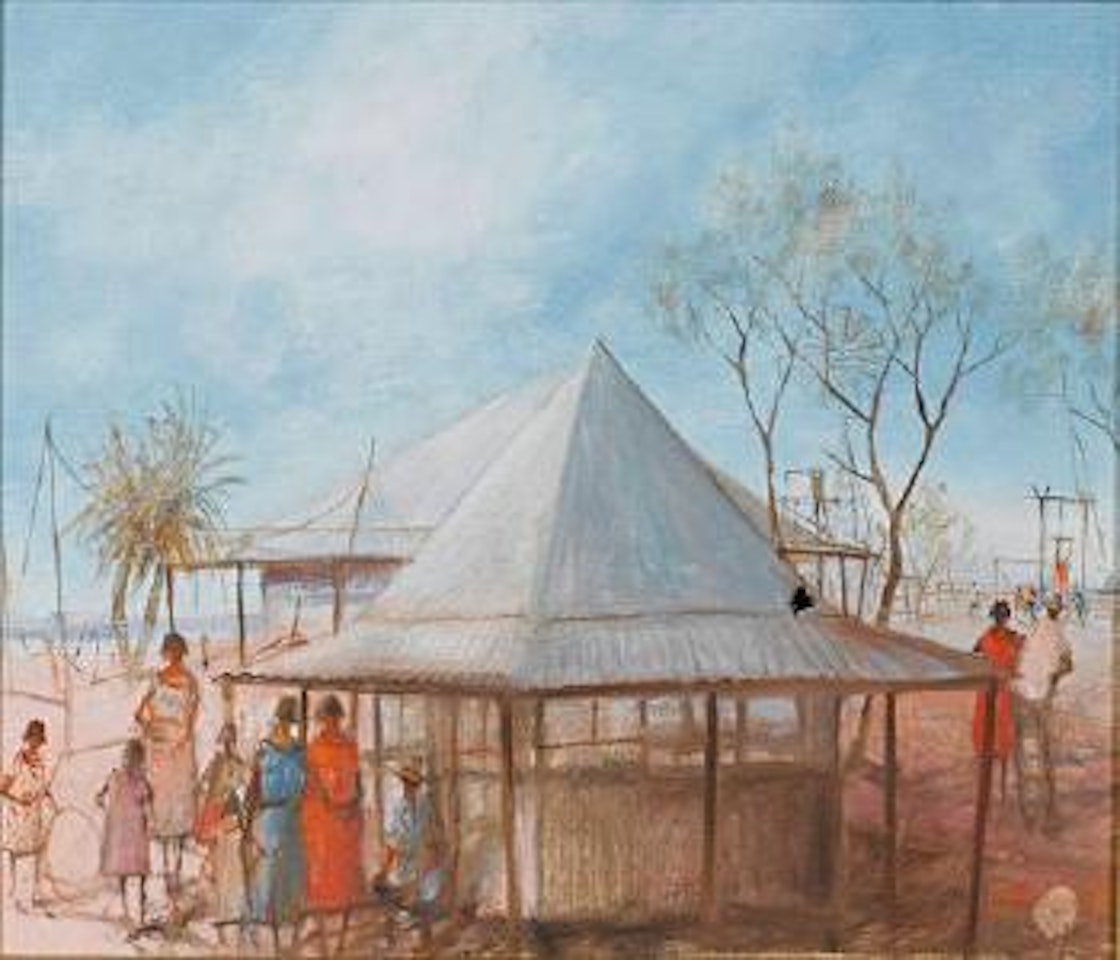 Waiting for the beef ration, Northern Territory by Hugh Sawrey