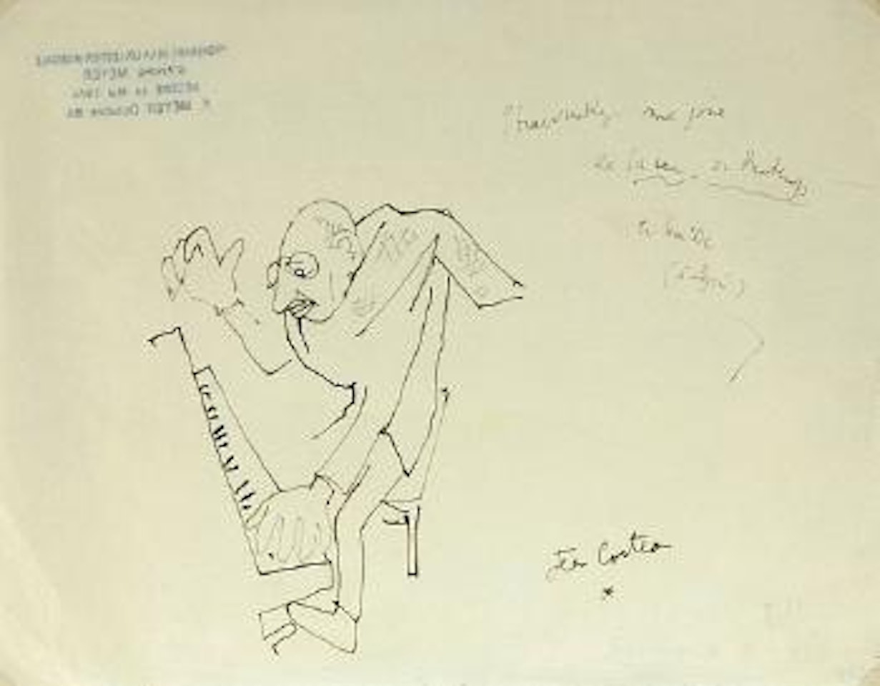 Portrait d'Igor Stravinsky by Jean Cocteau