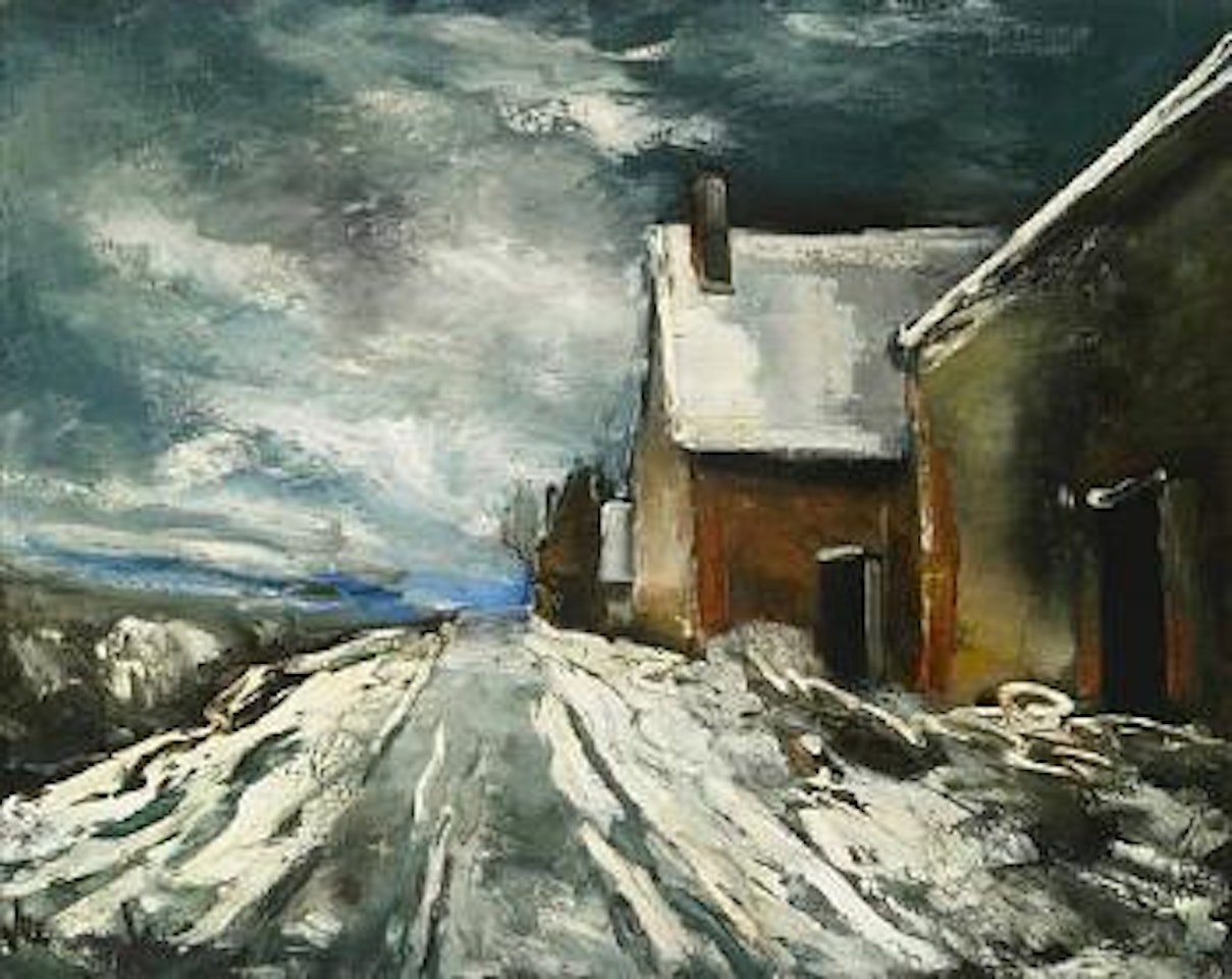 Paysage de neige by Maurice de Vlaminck