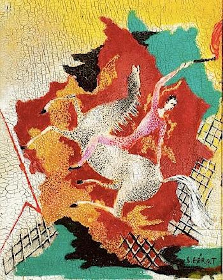 Scene de cirque, l'ecuyer by Serge Férat