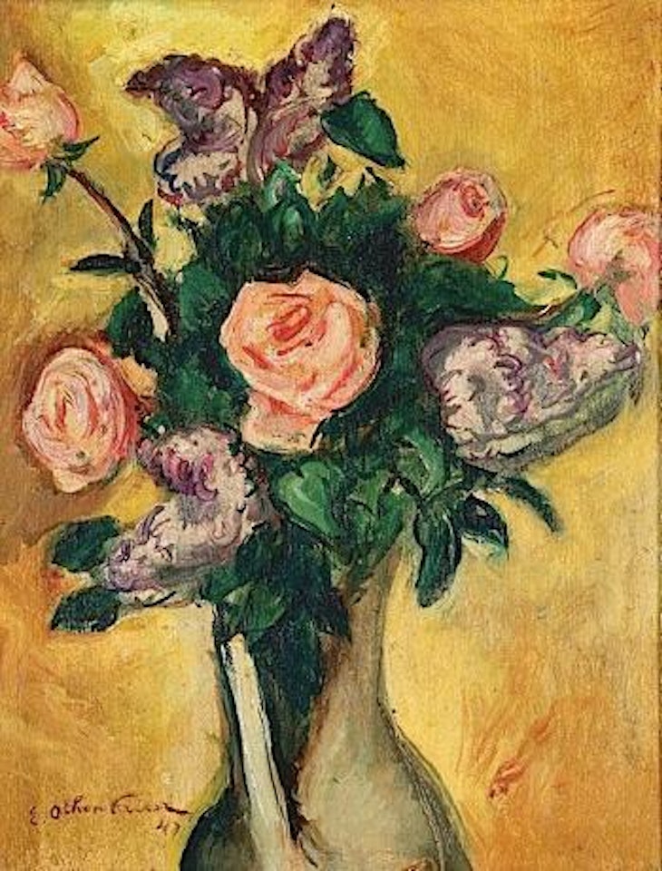 Bouquet de roses et de lilas by Othon Friesz