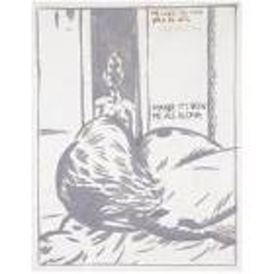 Untitled (My Lover has Come Back to Life) by Raymond Pettibon