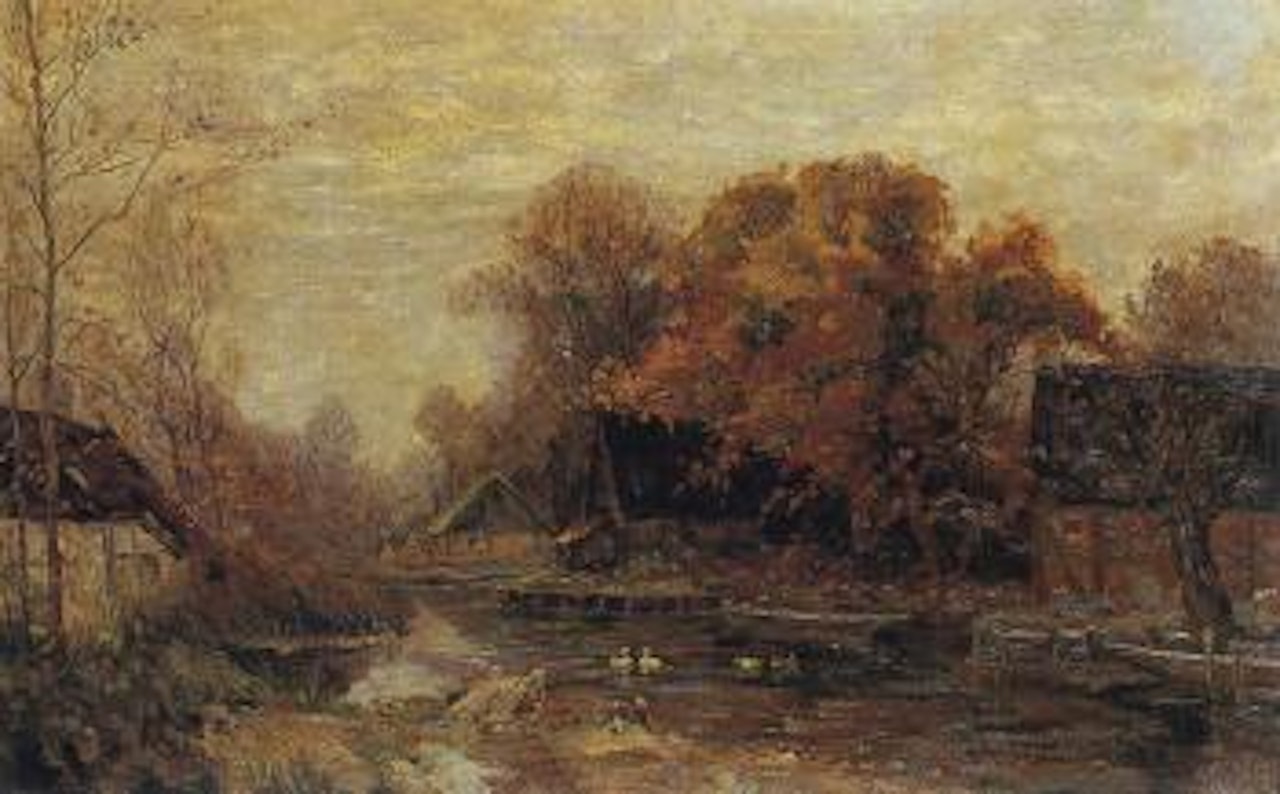 Herbst im Spreewald by Walter Moras