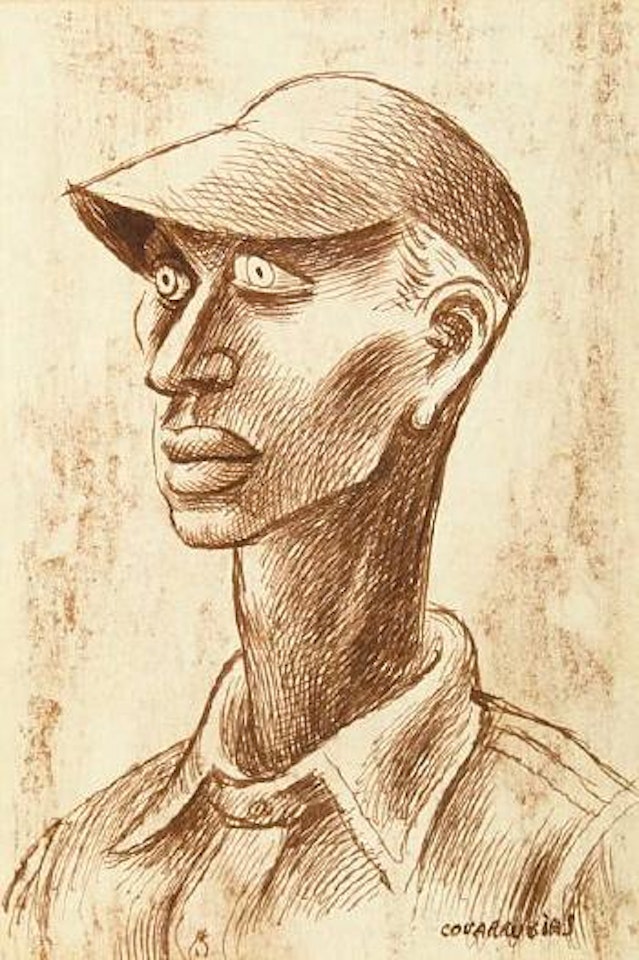 Untitled (Satchel Paige) by Miguel Covarrubias